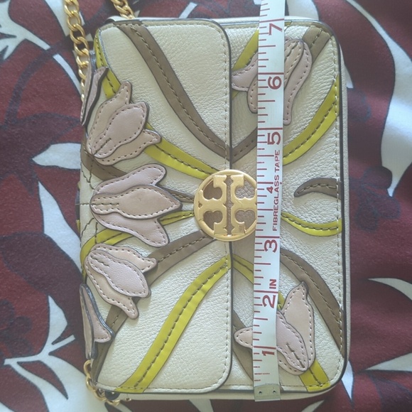 Tory Burch Chelsea Mini Bag In Pink Meridian  - Picture 9 of 12